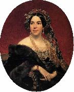 Karl Briullov Portrait of Maria Pavlovna Volkonskaia painting
